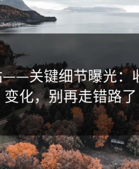 17c网站——关键细节曝光：收藏夹有变化，别再走错路了